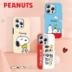 Snoopy Guard Up Shockproof TPU PC Dual Layer Combo Case Cover