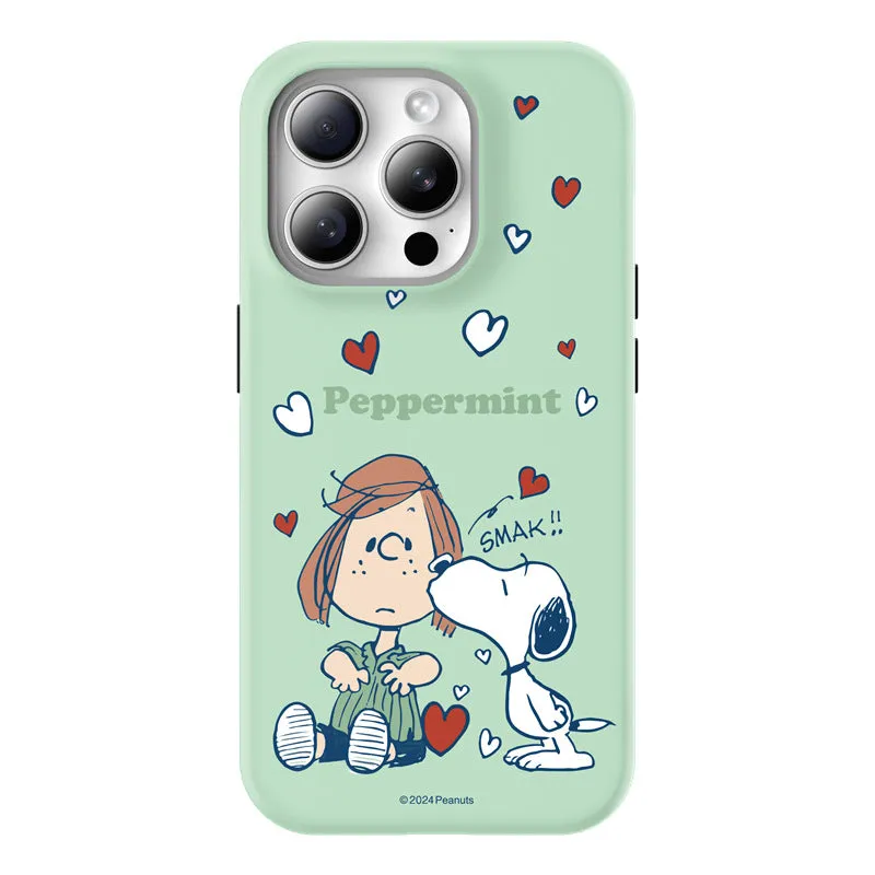 Snoopy Guard Up Shockproof TPU PC Dual Layer Combo Case Cover