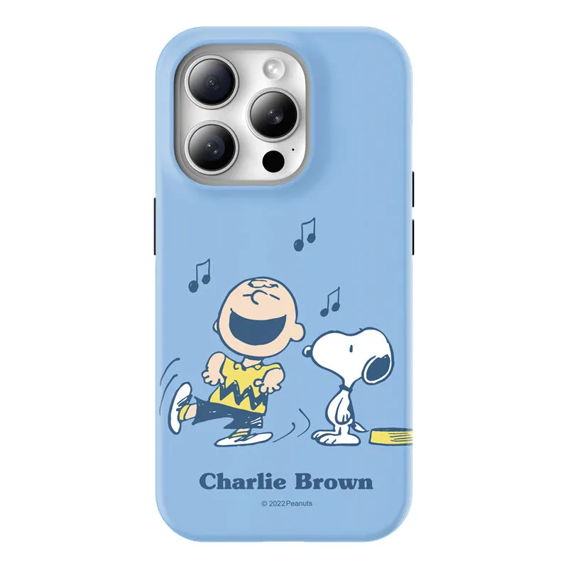 Snoopy Guard Up Shockproof TPU PC Dual Layer Combo Case Cover