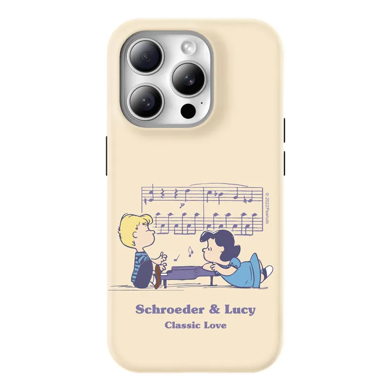 Snoopy Guard Up Shockproof TPU PC Dual Layer Combo Case Cover