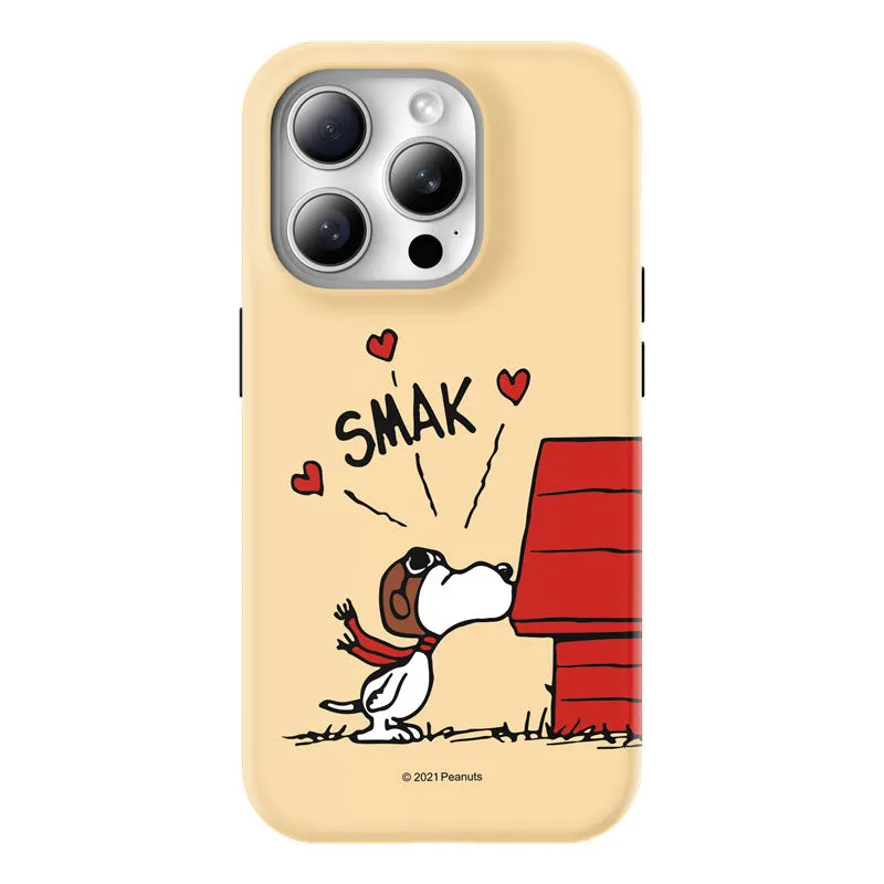 Snoopy Guard Up Shockproof TPU PC Dual Layer Combo Case Cover