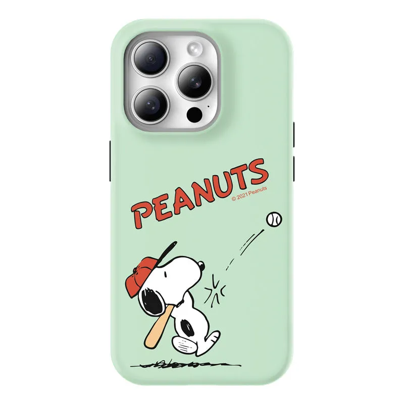 Snoopy Guard Up Shockproof TPU PC Dual Layer Combo Case Cover