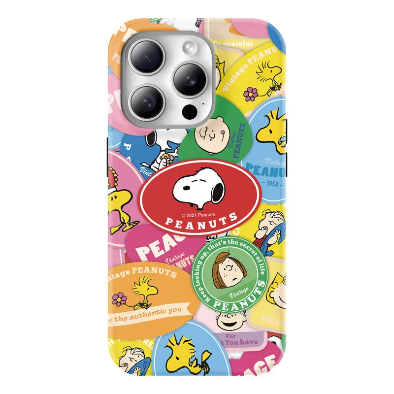 Snoopy Guard Up Shockproof TPU PC Dual Layer Combo Case Cover