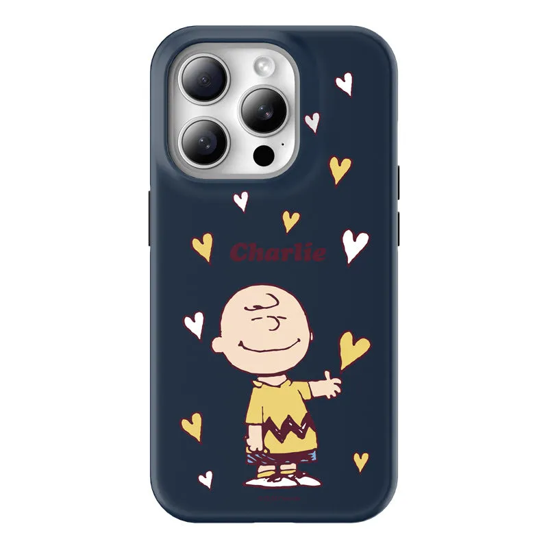 Snoopy Guard Up Shockproof TPU PC Dual Layer Combo Case Cover