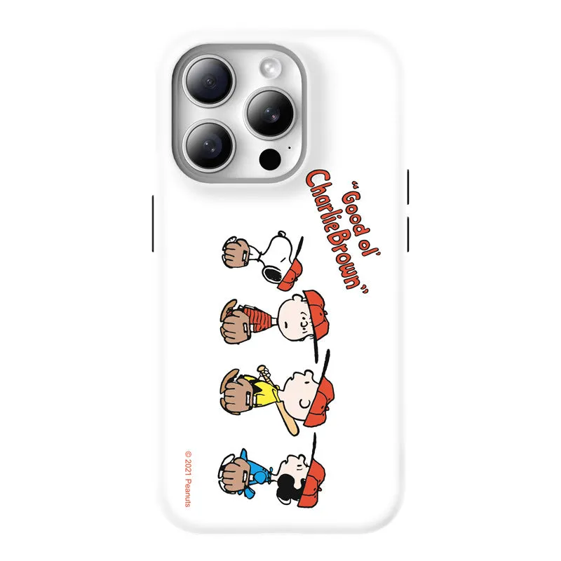 Snoopy Guard Up Shockproof TPU PC Dual Layer Combo Case Cover