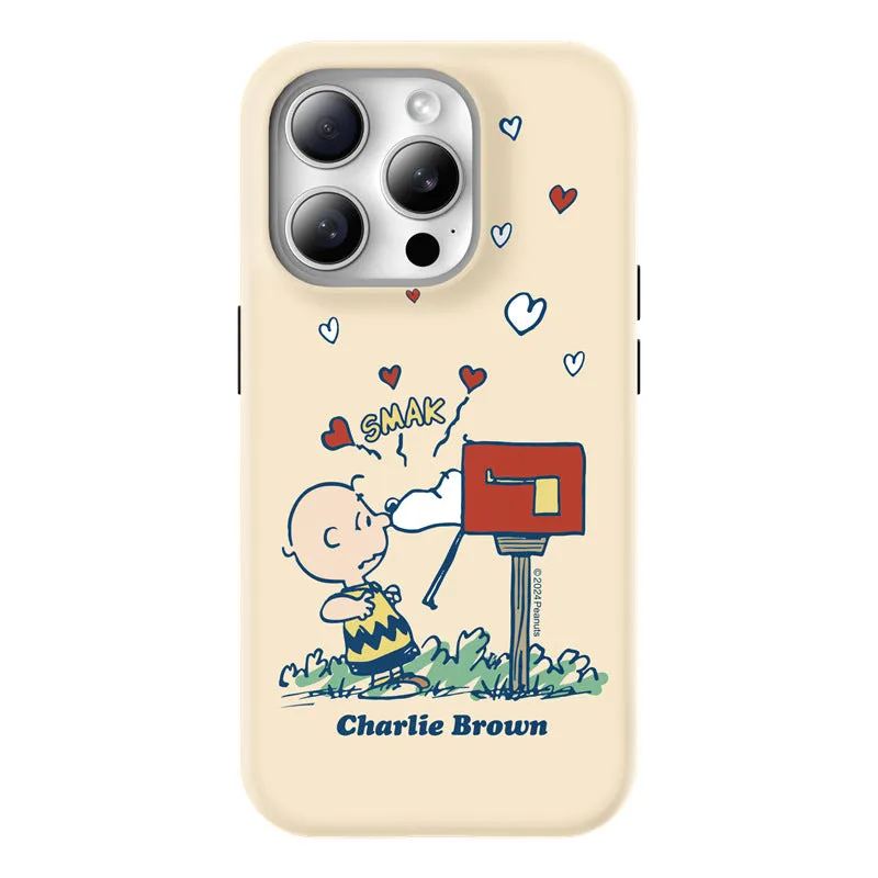 Snoopy Guard Up Shockproof TPU PC Dual Layer Combo Case Cover