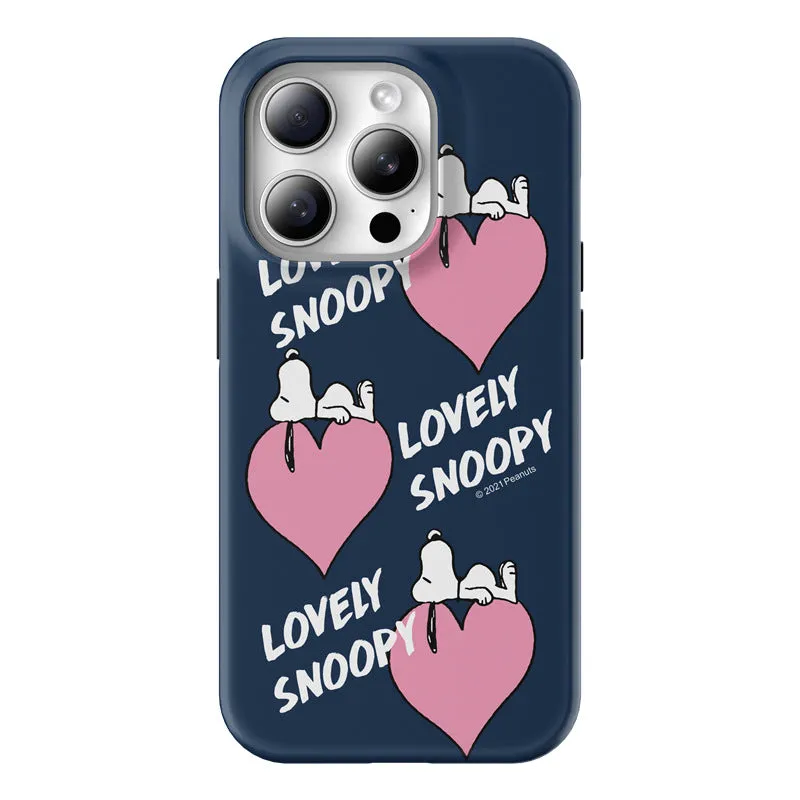 Snoopy Guard Up Shockproof TPU PC Dual Layer Combo Case Cover