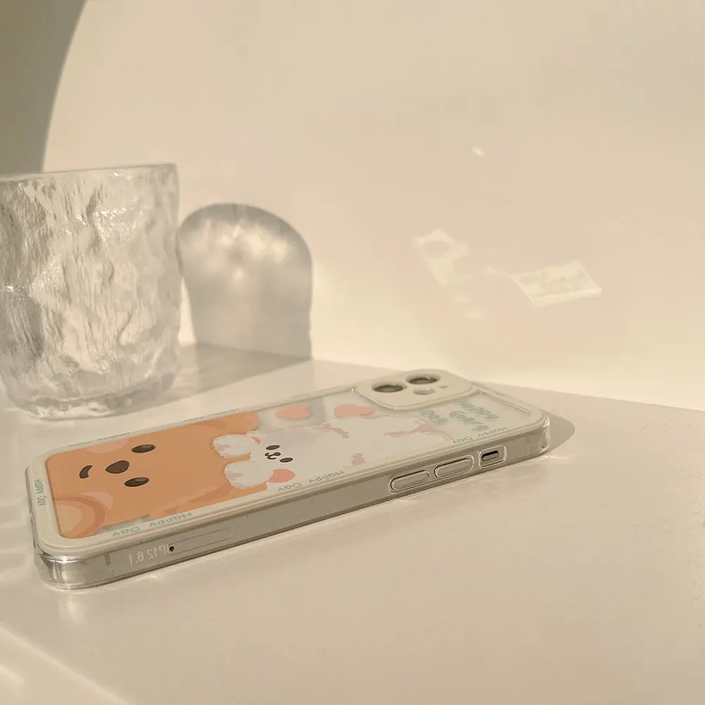 Teddy & Bunny Friends iPhone Case