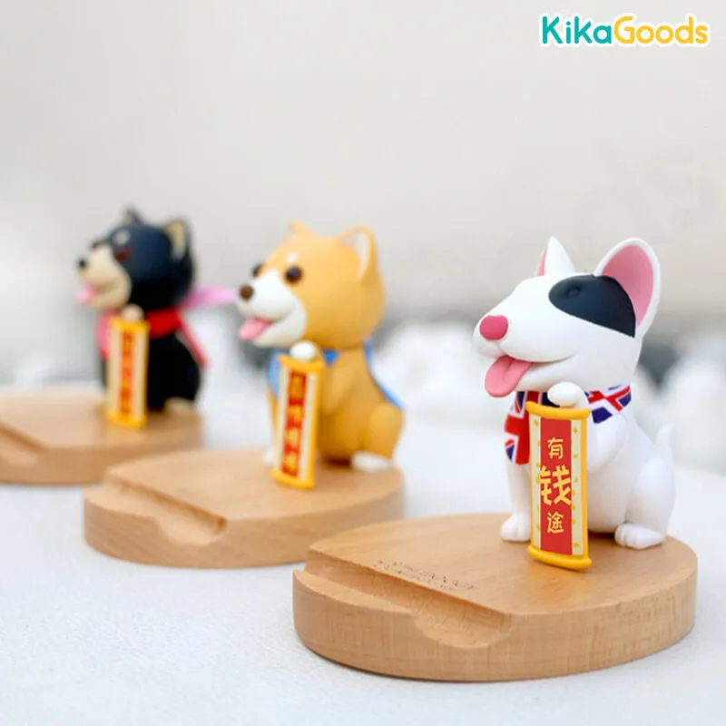 The Doggy Family Lucky Dog Mobile Phone Holder Stand Blind Box