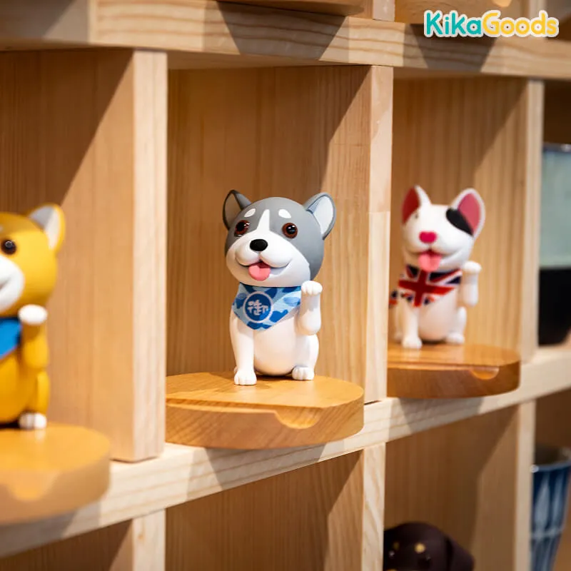 The Doggy Family Lucky Dog Mobile Phone Holder Stand Blind Box