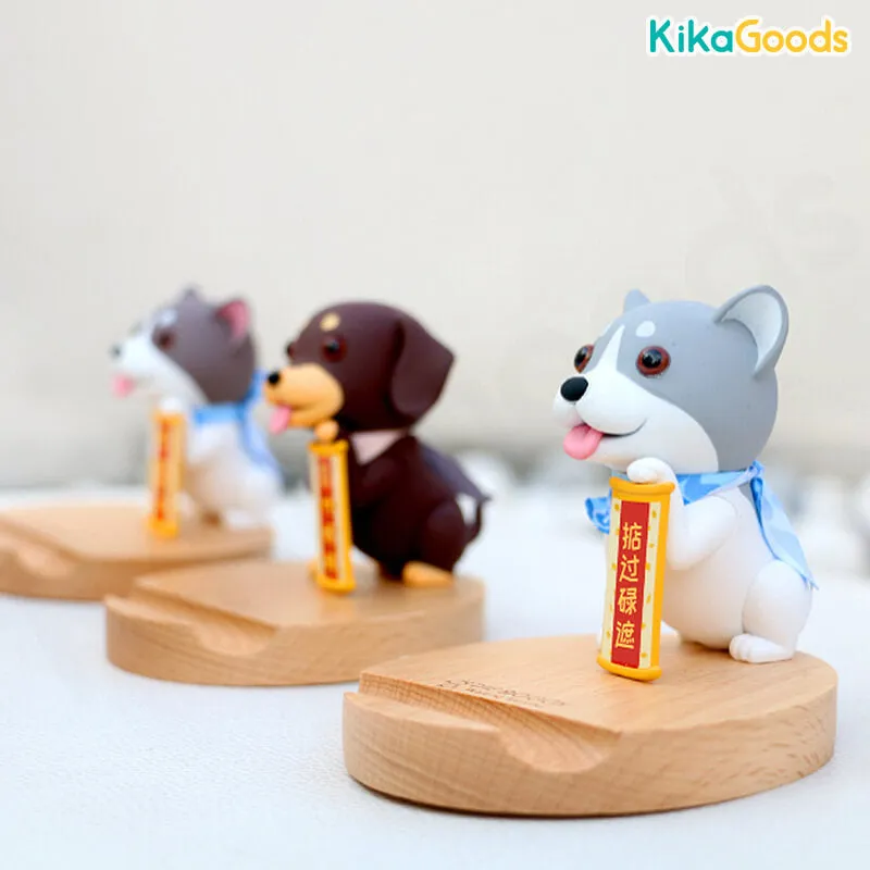 The Doggy Family Lucky Dog Mobile Phone Holder Stand Blind Box