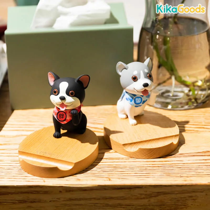 The Doggy Family Lucky Dog Mobile Phone Holder Stand Blind Box