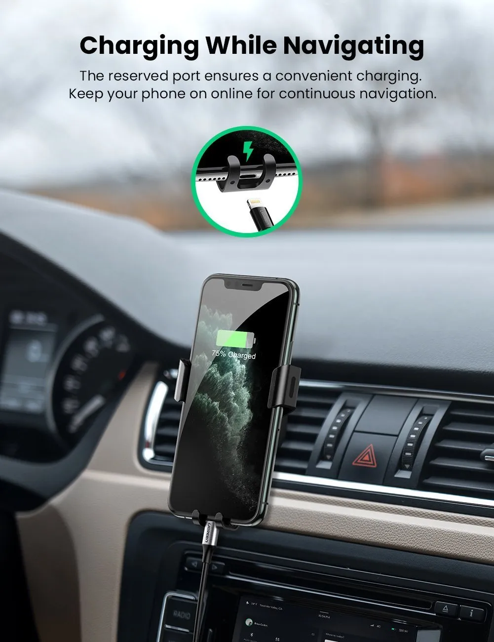 UGREEN Gravity Drive Car Mount