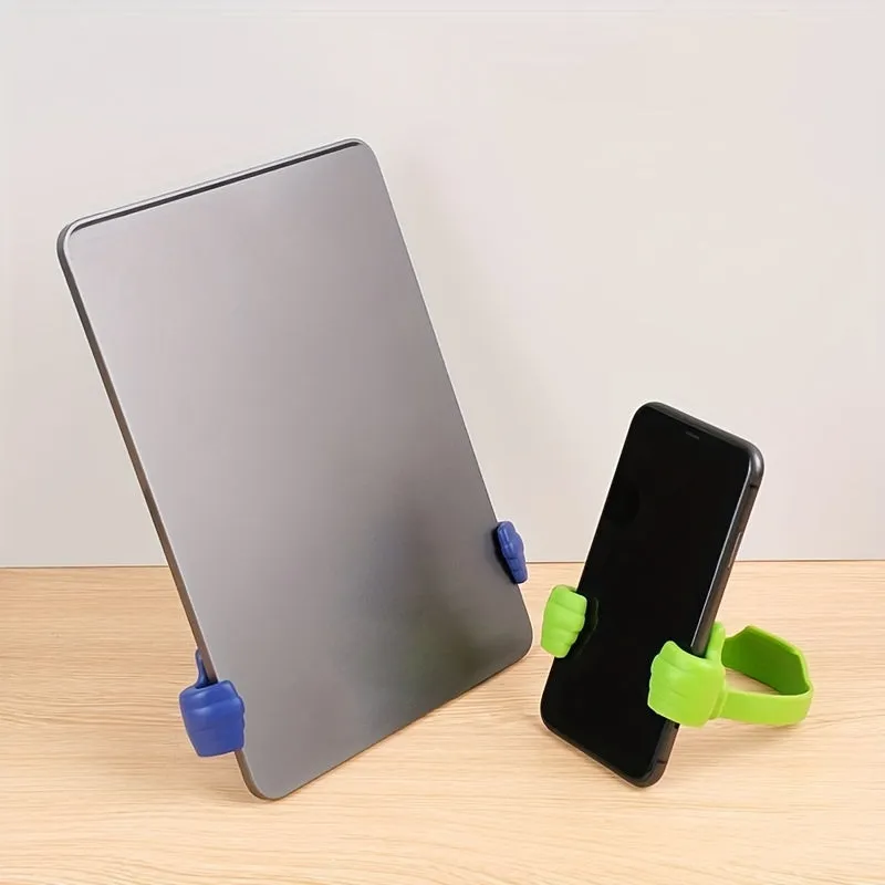 Universal Flexible Mobile Phone Stand Holder  OK Thumb Mount