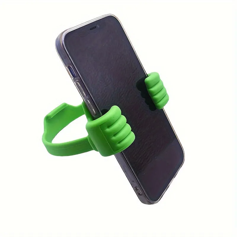 Universal Flexible Mobile Phone Stand Holder  OK Thumb Mount