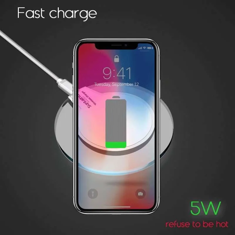 Wireless Charger For Samsung Galaxy & Iphone 8 / 8 Plus X