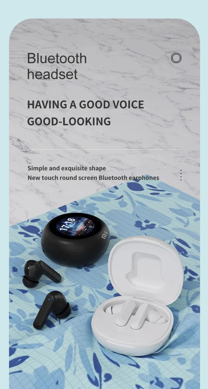 Xiaomi A18 Pro BluetoothHeadset Touch Screen Control Hifi Sound Sports Waterproof Headset Long Battery Life Bluetooth Earbuds