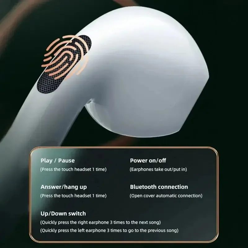 XIAOMI Air Pro 6 TWS Wireless Bluetooth Earphones Touch Control Earbuds With Microphone Hifi Sound Sport Earbuds Music Headset