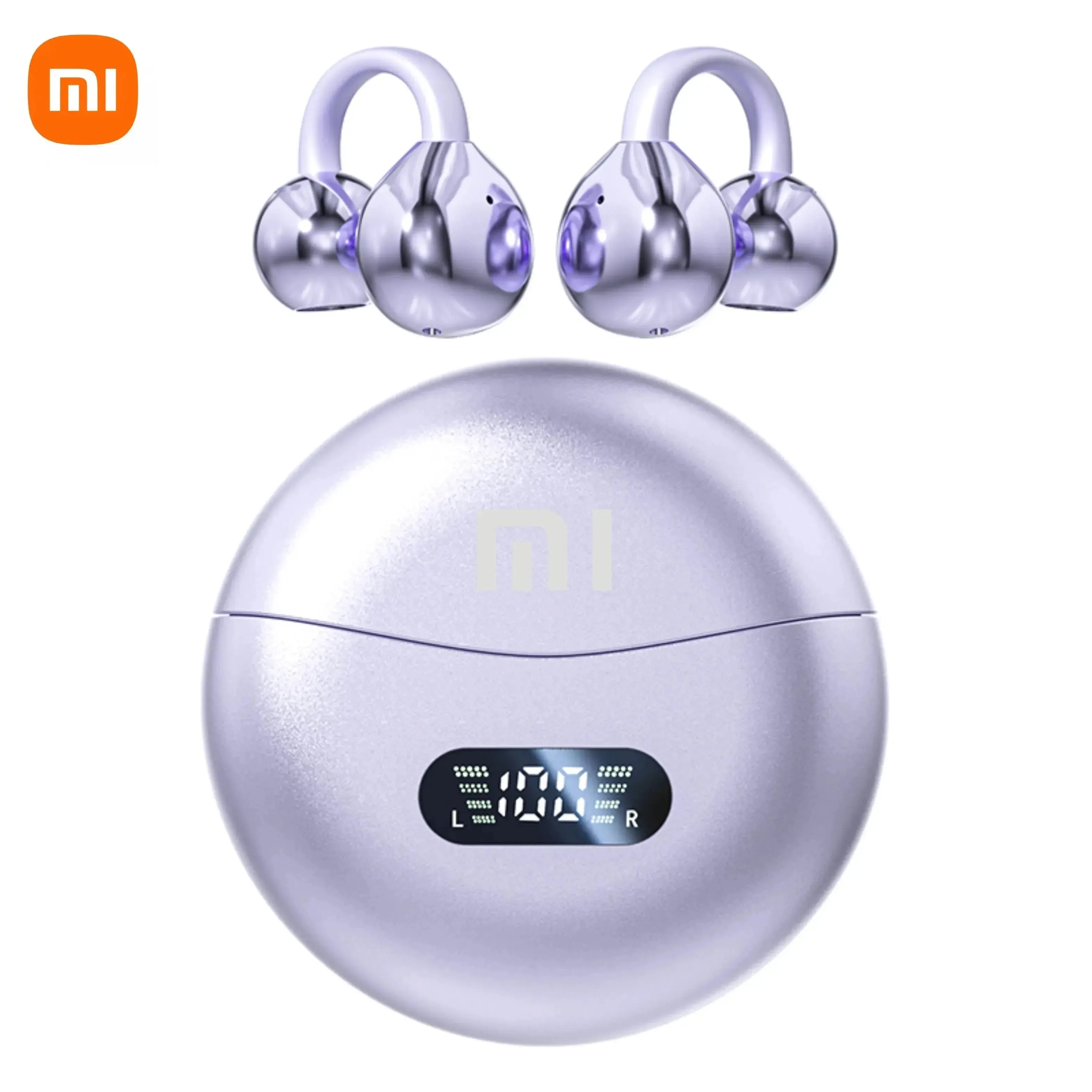 Xiaomi M79 Clip-on Earbuds Led Bluetooth 5.4 360° Clip-on Sports Wireless Earphones Ultra-Long Battery Life Not In-ear Ear Hook