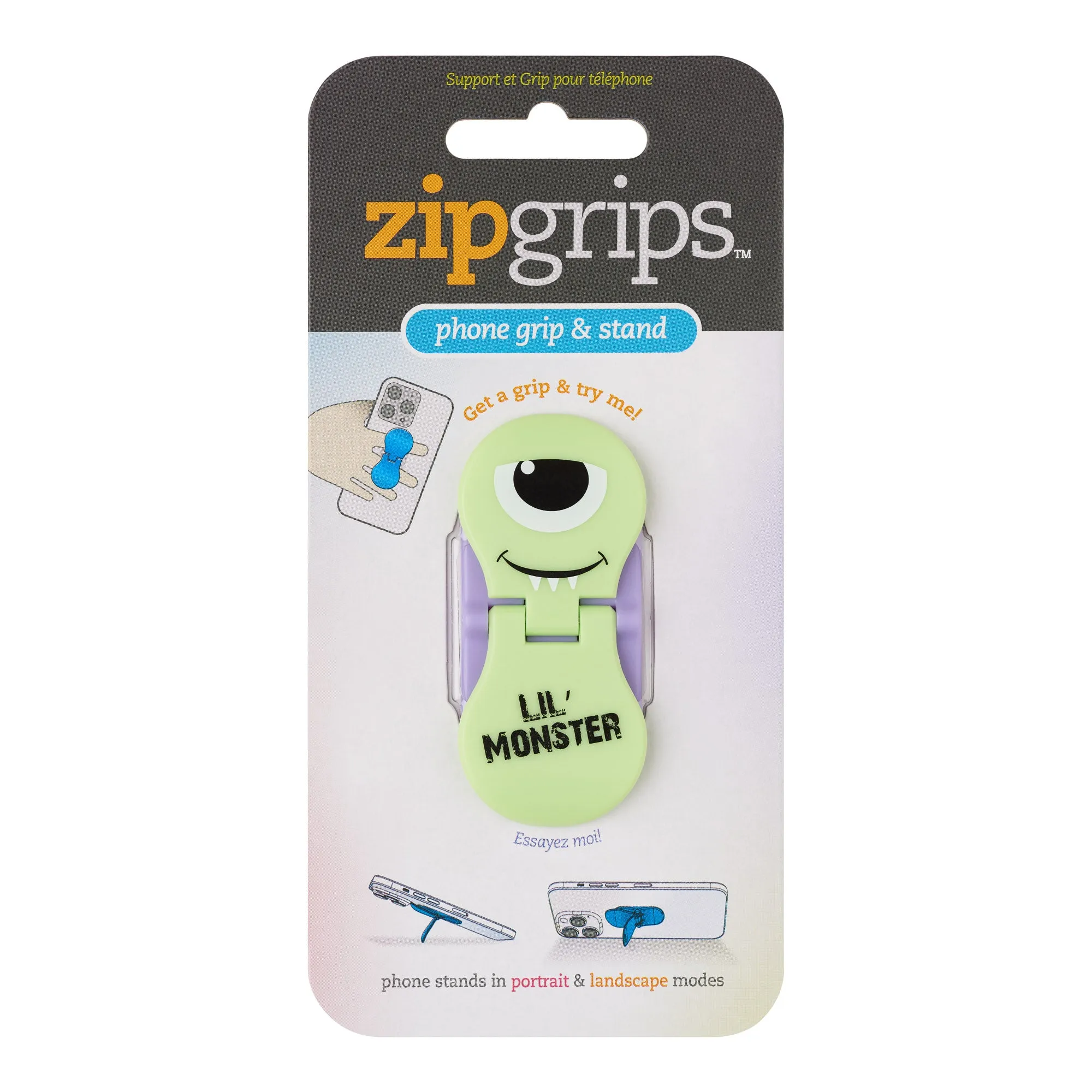 ZipGrips Phone Holder - Lil' Monster