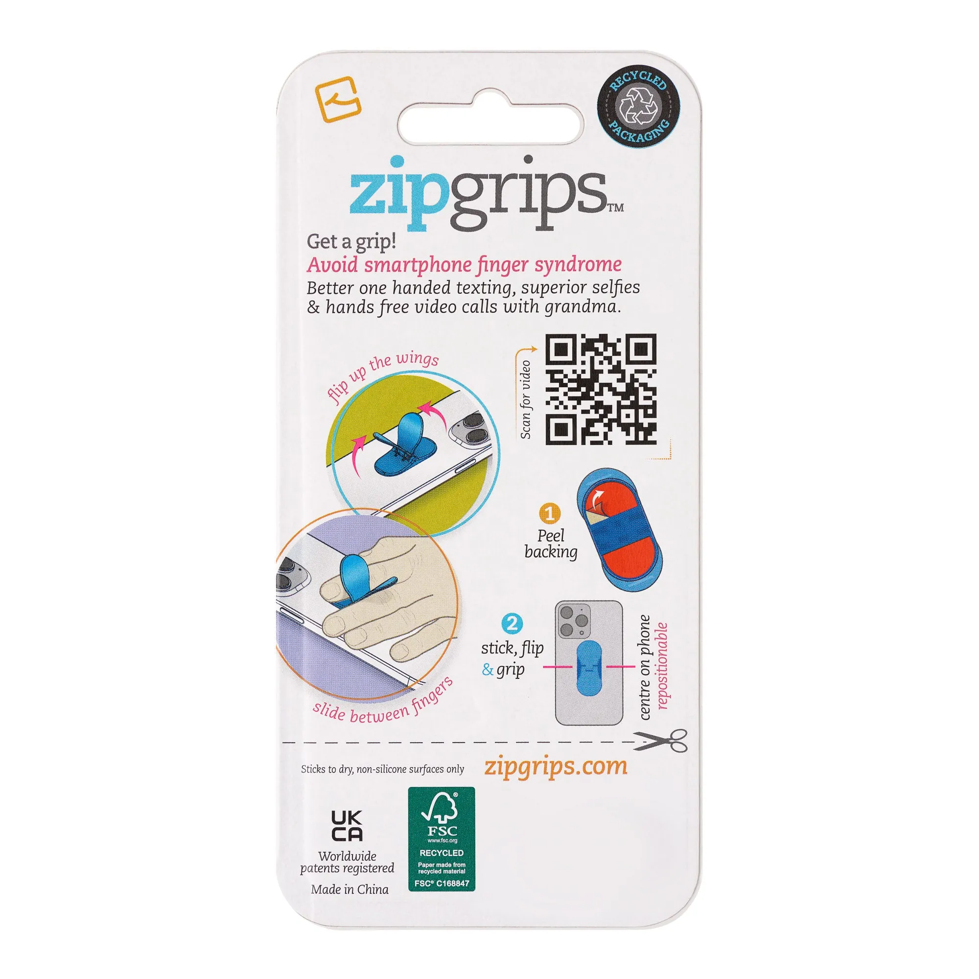 ZipGrips Phone Holder - Lil' Monster